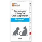 For dogs and cats Neo Kumfurt Melopet (Meloxicam) Oral Suspension