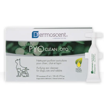For dogs and cats Savavet Dermoscent Pyoclean Oto Ear Cleanser