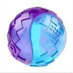 GiGwi Ball Squeaker Toy (Blue/Purple) for Medium-Chewing Dogs - Image 2