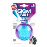 GiGwi Ball Squeaker Toy (Blue/Purple) for Medium-Chewing Dogs - Image 5