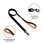 Glucklich Dog Heavy-Duty Leash (Black) - Image 4