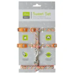 Hunter Sweet Set Nylon Leash and Harness for Kittens and Puppies(Orange) - Image 2