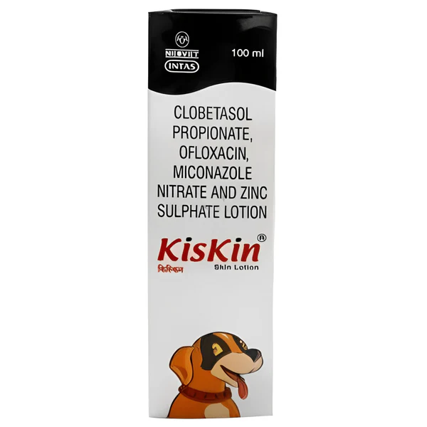 Intas Kiskin Ointment 20g and Kiskin Lotion 30ml for Dogs and Cats Together Are Vet-Approved Intas Kiskin Ointment 20g and Kiskin Lotion 30ml for Dogs and Cats Together Are Vet-Approved - Image 1