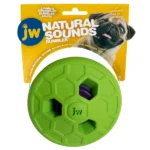 JW Natural Sound Dog Rumbler Toy (Green) - Image 2