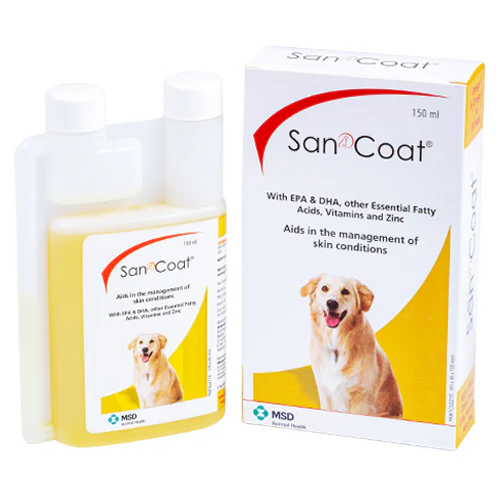 MSD San Coat Syrup A Nutritious Supplement for Dogs MSD San Coat Syrup A Nutritious Supplement for Dogs - Image 1