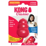 Kong Classic Dog Toy Suitable for Moderate Chewers (Red) - Image 3