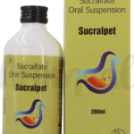 Oral Suspension of Sihil Sucralpet (Sucralfate) for Dogs and Cats