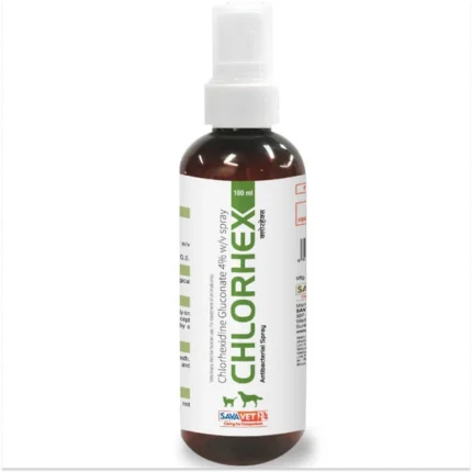 Savavet Chlorhex (Chlorhexidine) Spray for Cats and Dogs(100ml)