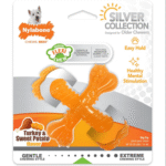Dogs' Nylabone Sliver Collection Flexi Chew X Bone Toy with Sweet Potato and Turkey Flavour