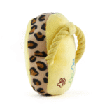 Dogs' Sandal-Shaped Yellow Plush Toy from Pet Vogue Ideal for Soft Chewers - Image 3
