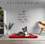 Dogs' Petter World Waterproof Mat with Padded Perimeters(Red) - Image 5