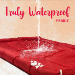 Dogs' Petter World Waterproof Mat with Padded Perimeters(Red) - Image 3