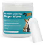 Dogs and Cats' Finger Cot Teeth Cleaning Wipes from QPets