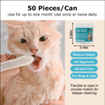 Dogs and Cats' Finger Cot Teeth Cleaning Wipes from QPets - Image 4