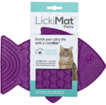 Cats LickiMat Felix Slow Feeder(Purple)