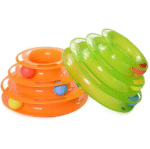 Cats' Multi-Level Interactive Puzzle Toy from Pet Vogue(Orange) - Image 5