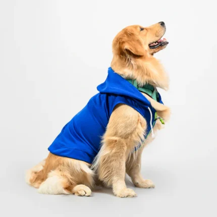 Skatrs Breezy Dog and Cat Hoodie with Pockets(Blue)