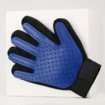 Skatrs Mess-Free Grooming Gloves for Cats and Dogs(Blue)