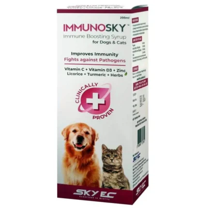 Skyec Immunosky Immunity Booster Syrup for Cats and Dogs(200ml)