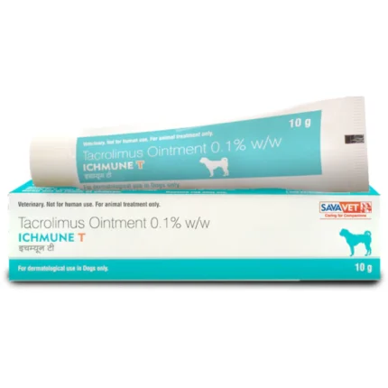 Tacrolimus (Savavet Ichmune T) Ointment for Dogs and Cats (10g)