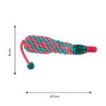 TopDog Superior Ropey Duck Toy for Cats and Dogs(Blue/Pink) - Image 4