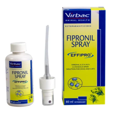 Virbac Effipro (Fipronil) Dog and Cat Flea and Tick Control Spray(80ml)