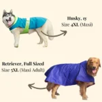 Dogs Pet Set Go Splash Waterproof Raincoat(Aqua Pink) - Image 8