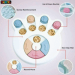 Dogs and Cats Skatrs Treat Hider Toy(Blue) - Image 4