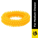 Dogs Medium-Chewing Basil Teething Ring Chew Toy - Image 2