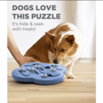 Dogs Level 2 Intermediate Outward Hound Nina Ottosson Hide N Slide Dog Puzzle For Soft Chewers (Brown) - Image 6