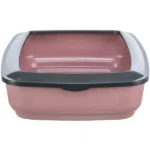 Trixie Brisko Cat Litter Tray with Rim (Pink)